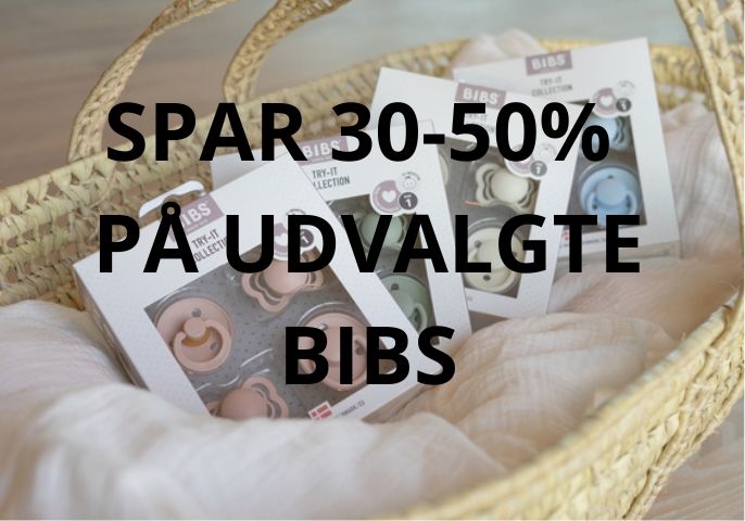 Spar 30-50% på Bibs
